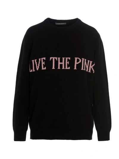 Shop Alberta Ferretti Sweater In Black