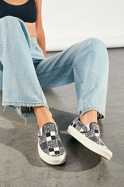 Vans Floral Patchwork Slip-on Sneakers In Assorted | ModeSens