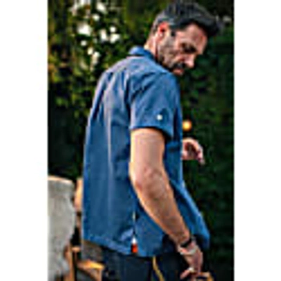 &sons Trading Co Men's Blue &sons Club Shirt Navy In Club
