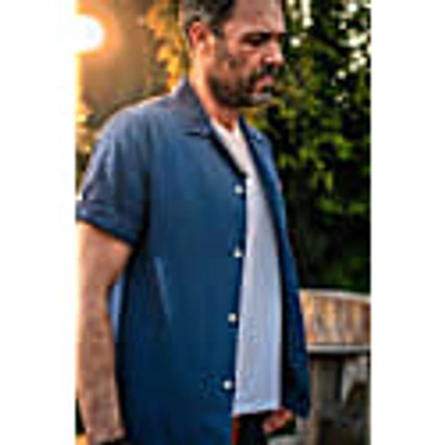 &sons Trading Co Men's Blue &sons Club Shirt Navy In Club