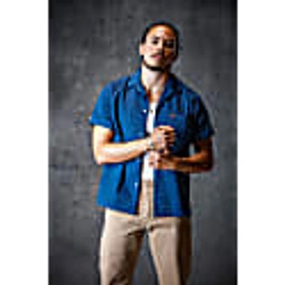 &sons Trading Co Men's Blue &sons Club Shirt Navy In Club