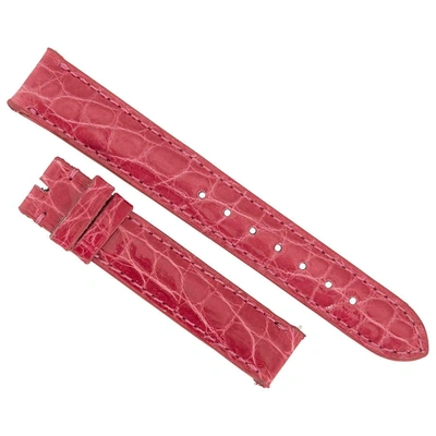 Shop Hadley Roma Hot Pink 14 Mm Alligator Leather Strap