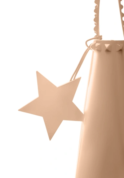 Shop Carmen Sol Stella Grande Charm & Keychain In Blush