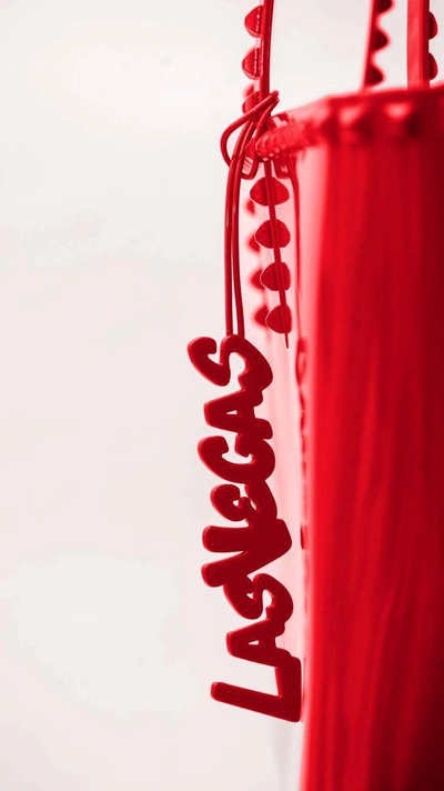 Shop Carmen Sol Las Vegas Charm In Red