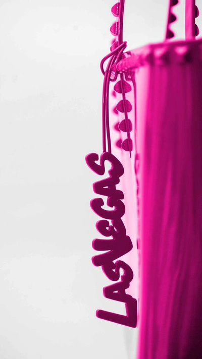 Shop Carmen Sol Las Vegas Charm In Fuchsia