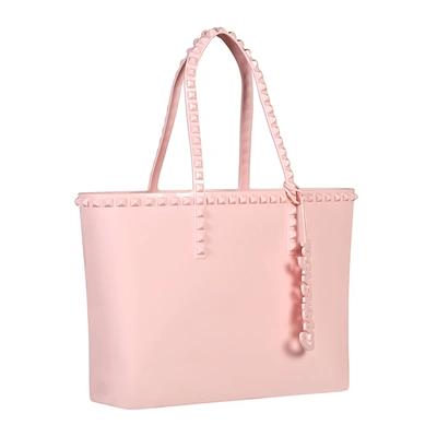 Carmen Sol Seba Mid Tote In Baby Pink