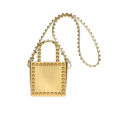 Shop Carmen Sol Alice Mini Shoulder Bag In Gold