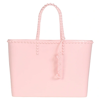 Shop Carmen Sol Angelica Large Tote In Baby-pink