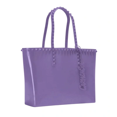 Shop Carmen Sol Seba Mid Tote In Violet