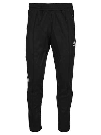 Shop Adidas Originals Adicolour Striped Track Pants In Black