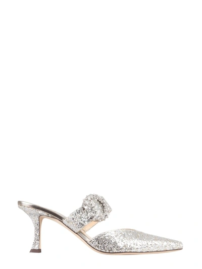 Shop Jimmy Choo Marta 70 Pumps In Silver