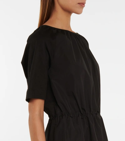 Shop Moncler Belted Minidress In Black