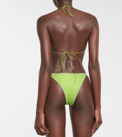 Shop Oseree Lumière Bikini In Green