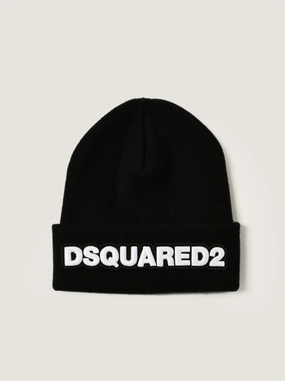 Shop Dsquared2 Hat  Beanie Hat In Black