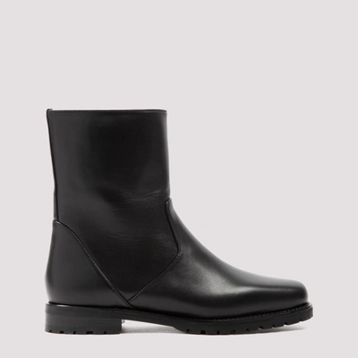 Shop Manolo Blahnik Mariscopla Ankle Boot In Black