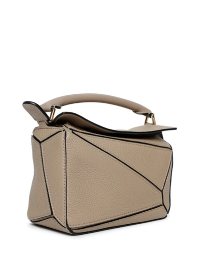 Shop Loewe Mini Puzzle Crossbody Bag,