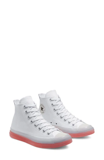Shop Converse Chuck Taylor® All Star® Cx High Top Sneaker In White/ Clear/ Wild Mango