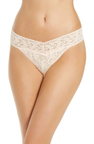 Shop Hanky Panky Occasions Original Rise Thong In I Do Vanilla