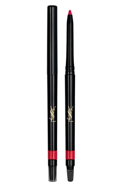 Shop Saint Laurent Dessin Des Levres Lip Liner Pencil In 01 Le Rouge