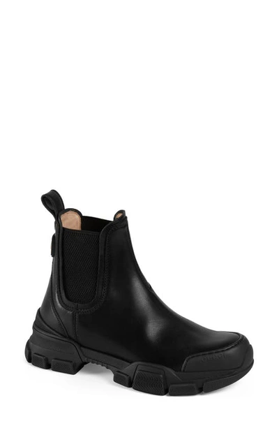 Shop Gucci Chelsea Boot In Black