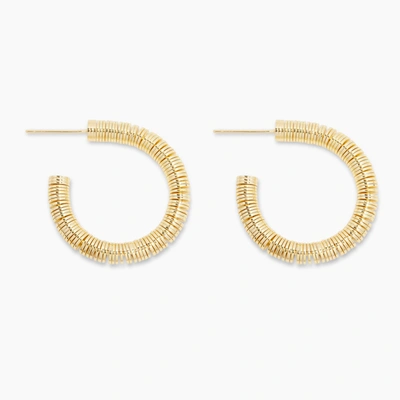 Margot 18K White Gold Plated Hoop Earrings - Fab Friday