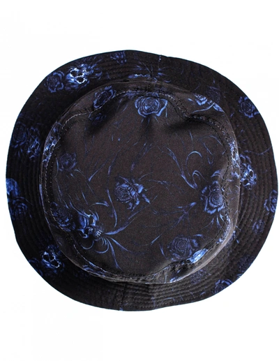 Shop Yohji Yamamoto Printed Bucket Hat In Black