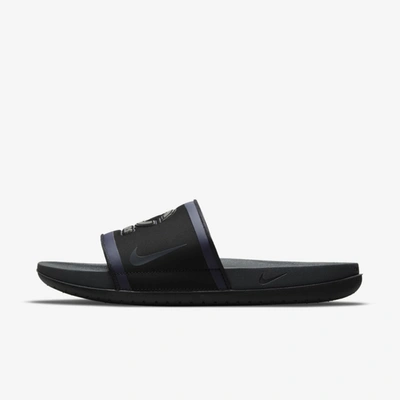 Shop Nike Men's Offcourt (nfl Chicago Bears) Slides In Black