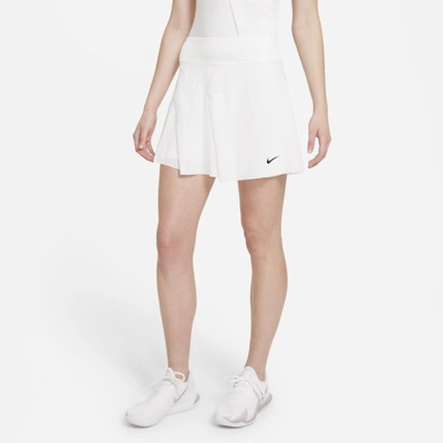 Shop Nike Court Dri-fit Adv Slam Women's Tennis Skirt In White,black