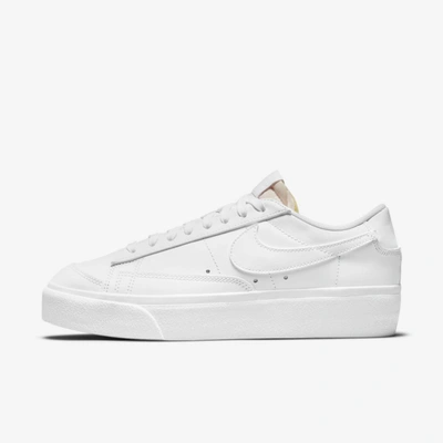 Shop Nike Blazer Low Platform Women's Shoes In White
