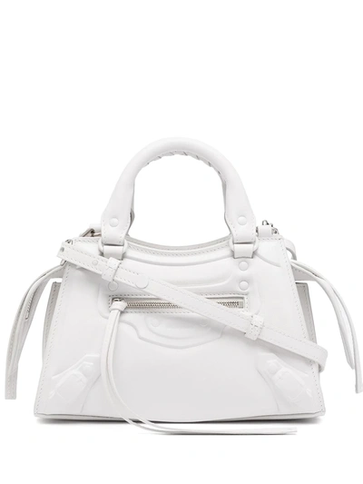 Shop Balenciaga Neo Classic City Mini Bag In White