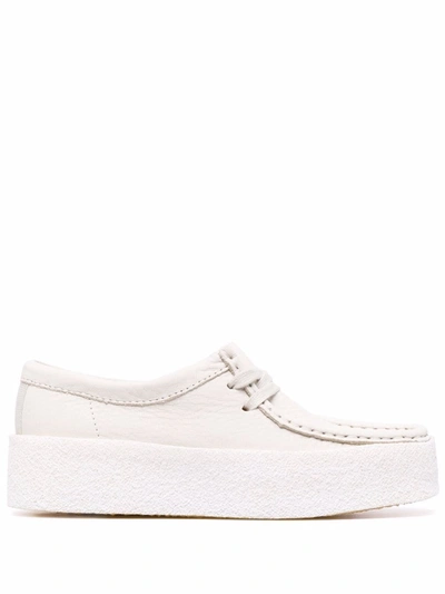 Shop Clarks Originals Wallabee Lace-up Loafers In Neutrals