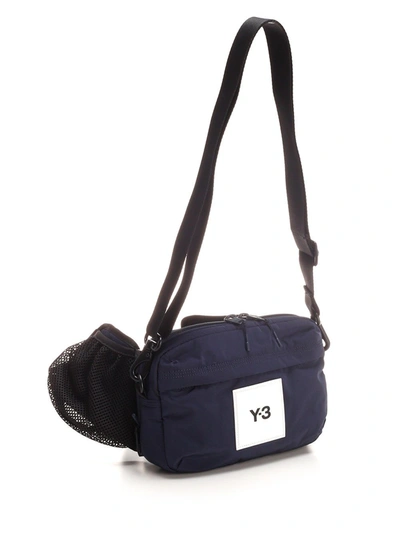 Shop Adidas Y-3 Yohji Yamamoto Men's Blue Other Materials Belt Bag