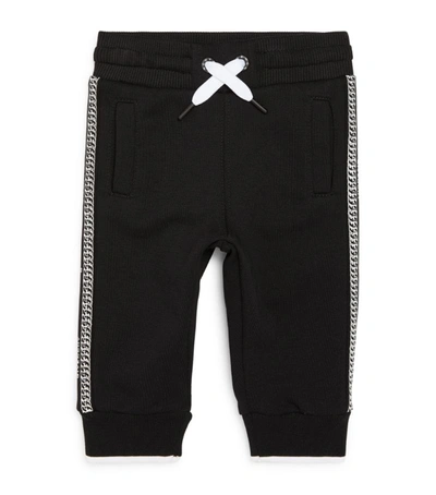 Shop Givenchy Kids Two-tone Logo Sweatpants (6-36 Months) In Black