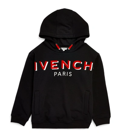 Shop Givenchy Kids Oversized Logo Hoodie (4-14 Years) In Black