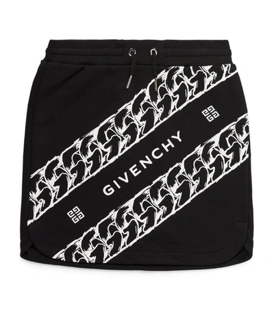 Shop Givenchy Kids Chaîne Print Mini Skirt (4-14 Years) In Black