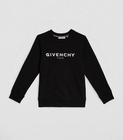 Shop Givenchy Kids Logo Sweatshirt (4-14 Years) In Black