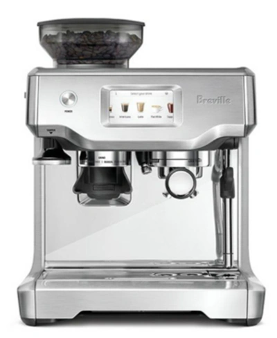 Shop Breville Barista Touch Espresso Maker In Silver