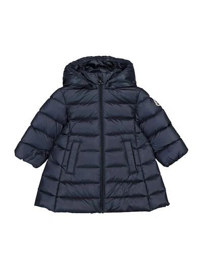 Moncler Kids Piumino Lungo Per Bambini In Blu