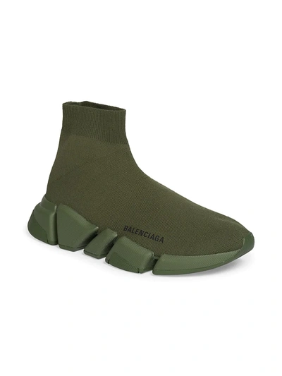 Shop Balenciaga Speed 2.0 Lt Sock Sneakers In Beige 1