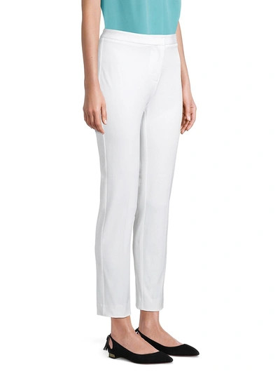 Shop Kobi Halperin Ziva Straight-leg Pants In White