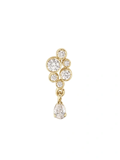 Shop Sophie Bille Brahe Women's Petite Splash 18k Yellow Gold & Diamond Drop Earring