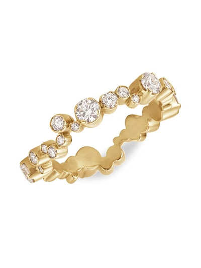 Shop Sophie Bille Brahe Women's Ensemble Splash 18k Yellow Gold & Diamond Ring