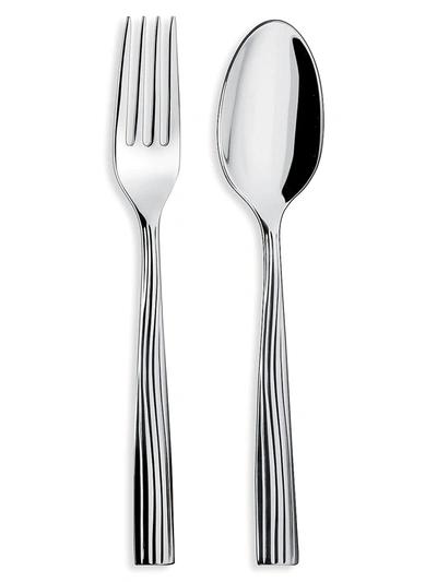 Shop Broggi Sedona 18/10 Stainless Steel Serving Fork & Spoon Set
