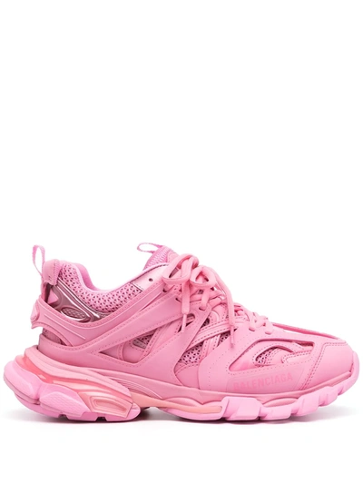 Shop Balenciaga Track Low-top Sneakers In Rosa