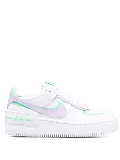 Shop Nike Af1 Shadow Sneakers In Weiss