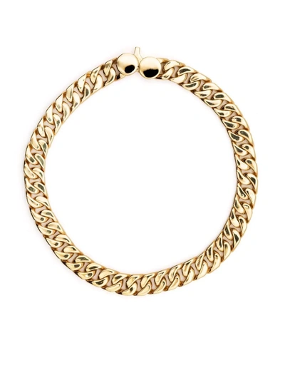 Shop Tom Wood Seven Curb Bracelet In Gold