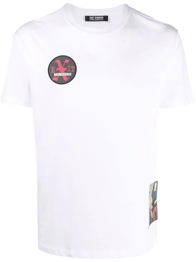 Raf Simons Graphic Short-sleeved T-shirt In White | ModeSens