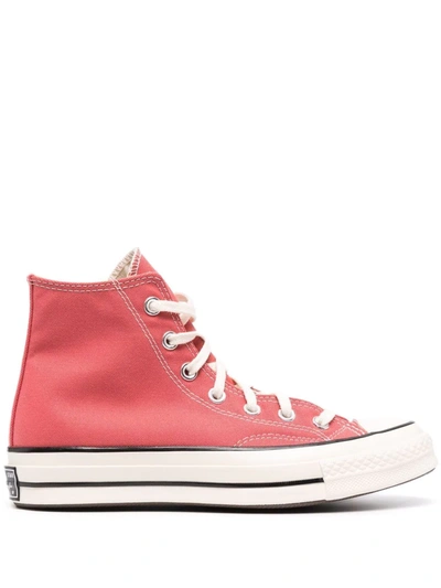 Shop Converse Chuck 70 High Top Sneakers In Rot