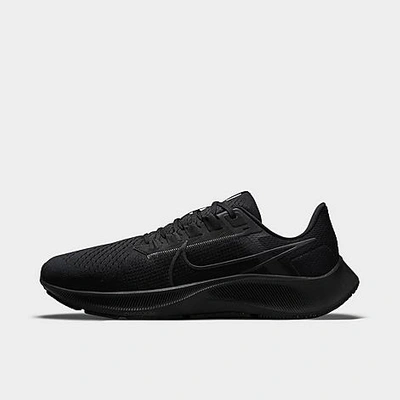 Shop Nike Men's Air Zoom Pegasus 38 Running Shoes In Black/black/anthracite/volt