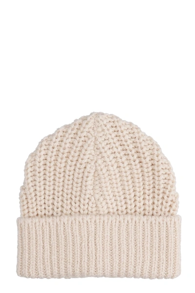 Shop Isabel Marant Joyce Hats In Beige Wool
